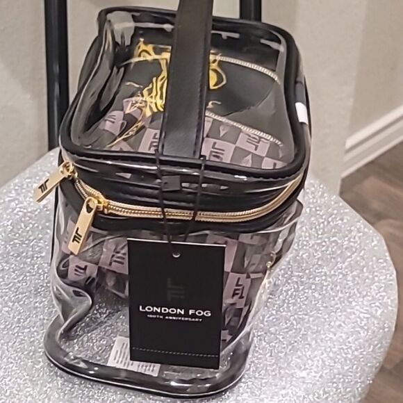 London Fog 3-Piece Nested Cosmetic Travel Bags - Picture 5 of 11